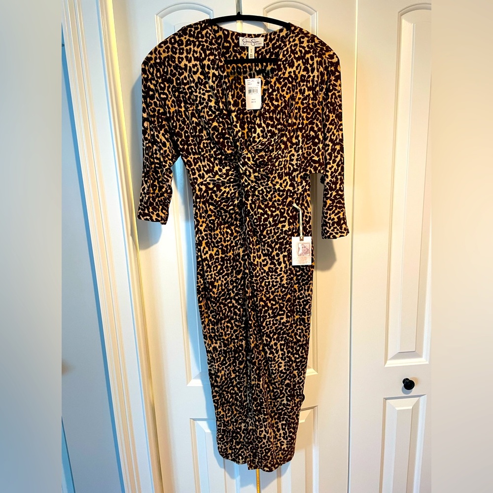Jessica Simpson Leopard Maternity Dress. Size Medium. New with tags.